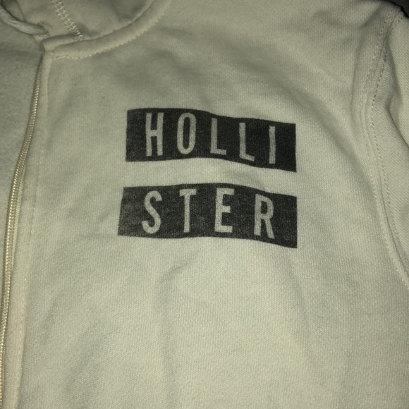 Hollister Cream Zip-up Hoodie - Picture 3 of 4
